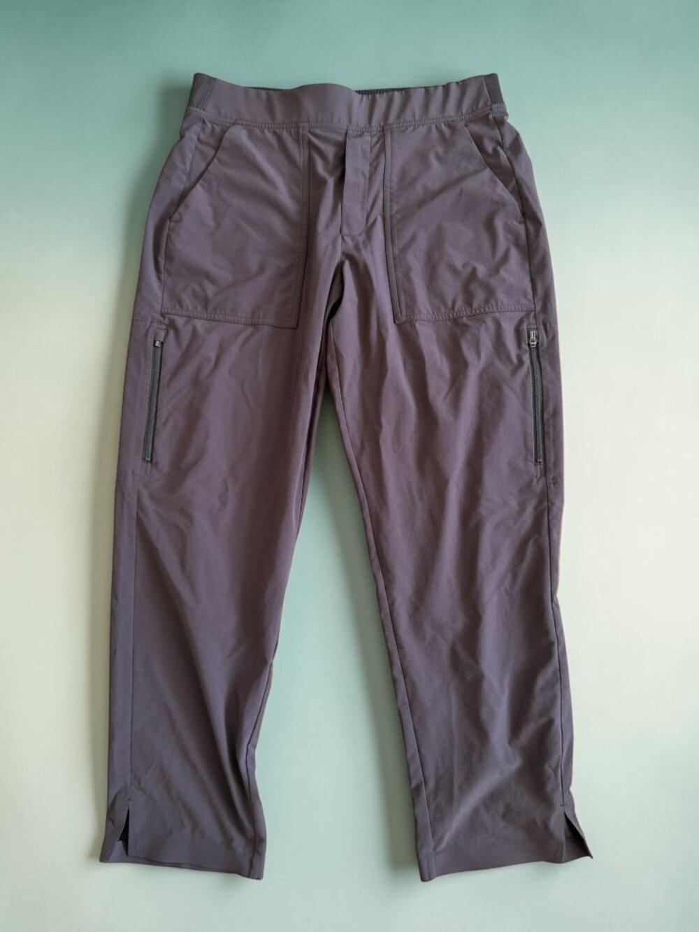 ATHLETA Purple Ankle Active Pants Size 12